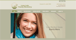 Desktop Screenshot of longlakefamilydentistry.com